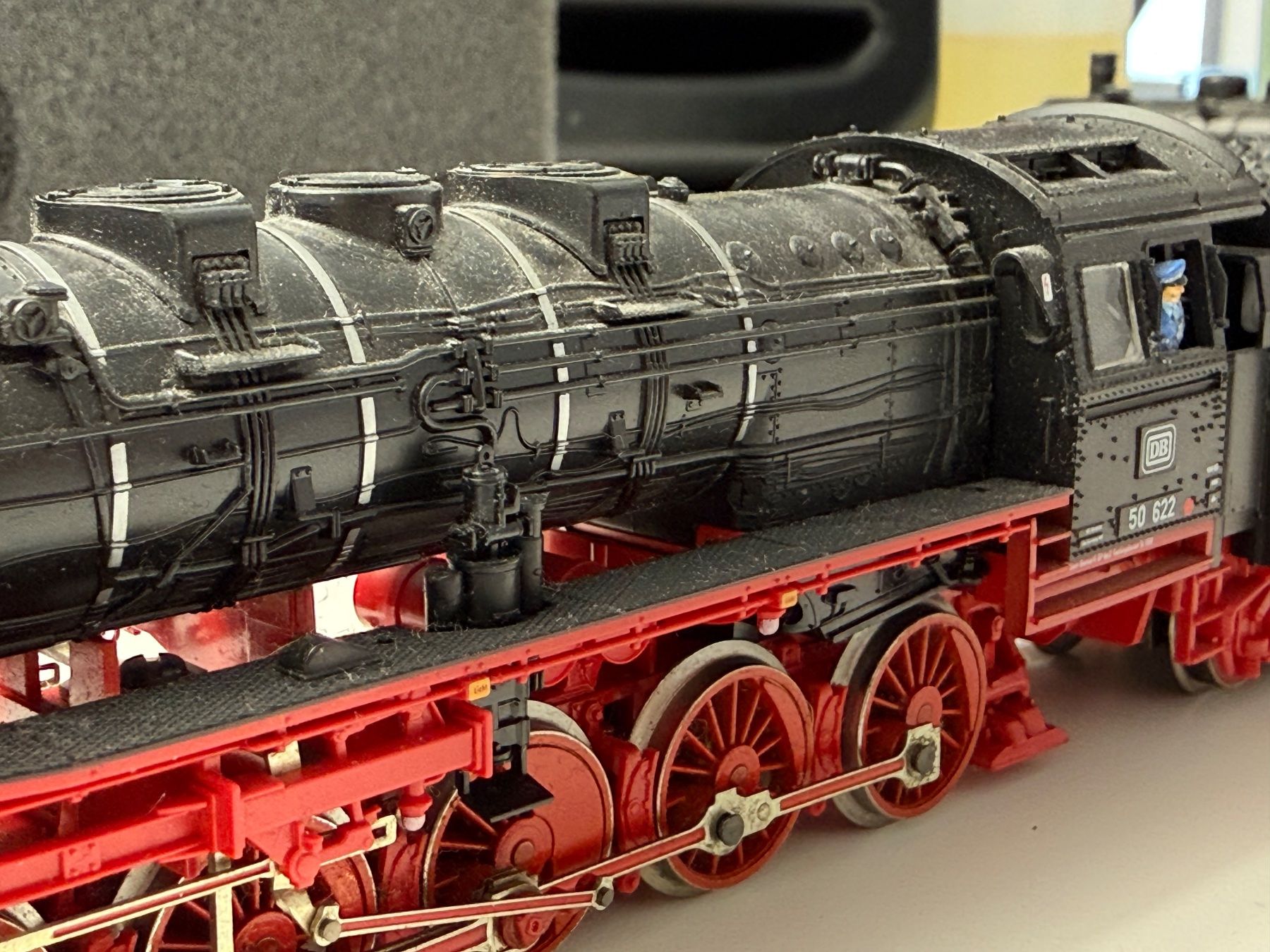 Fleischmann Modelleisenbahnen: FLM 4805 DB BR 50 Schwere Dampflok / DC HO – Gebraucht aus Jonschwil von sutfra12 9