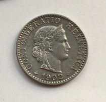 1902 20 Rappen -unz