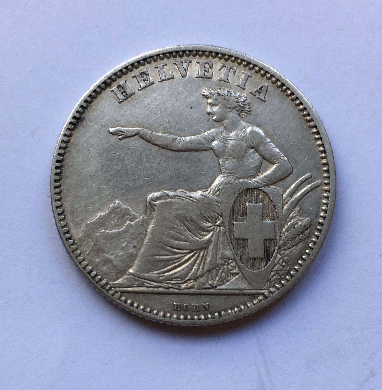 Tutti le monete: 1862 2 Franken vz+ – Usato da Kirchberg SG venduto da Helveticus00 1
