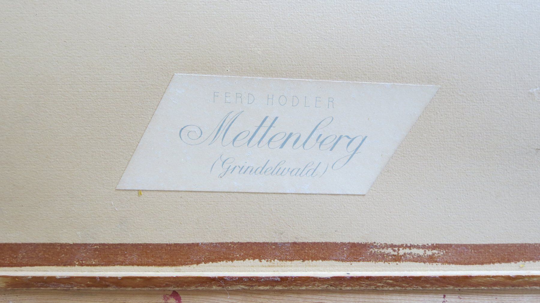 Foto & Immagini: Ferdinand Hodler, Mettenberg – Usato da Oberrüti venduto da hoppel77 2