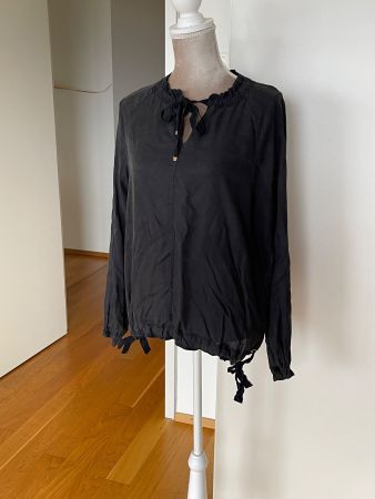Mos Mosh Bluse schwarz/anthrazit Gr. S (36/38)