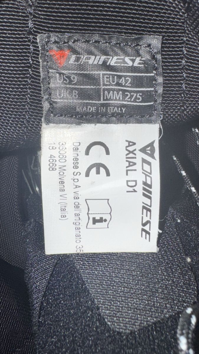 Dainese Herrenschuhe: Dainese Axial D1  – Gebraucht aus La Chaux-de-Fonds von ALVKIKO 2