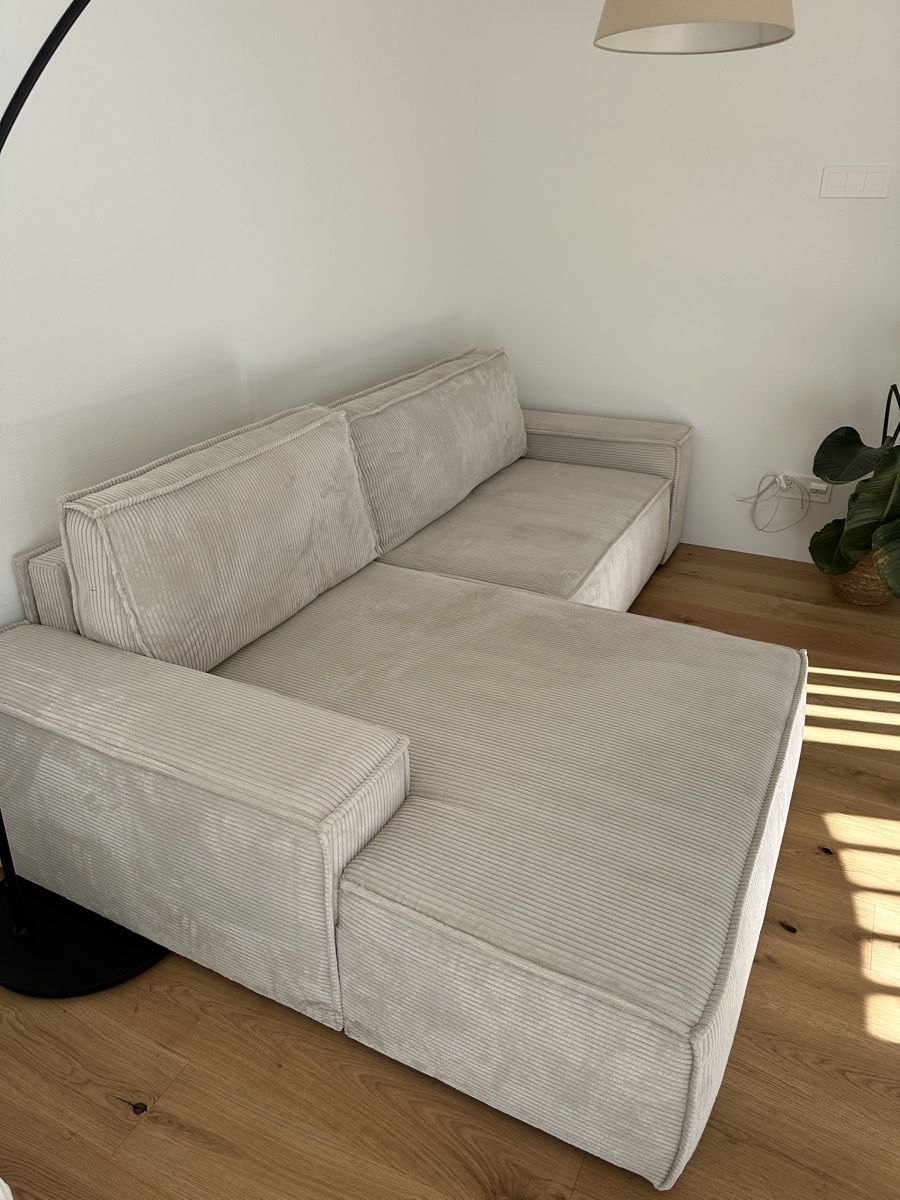 Sofas: Cord Ecksofa „Amelia“ beige – D'occasion à St.Moritz par marog90 1