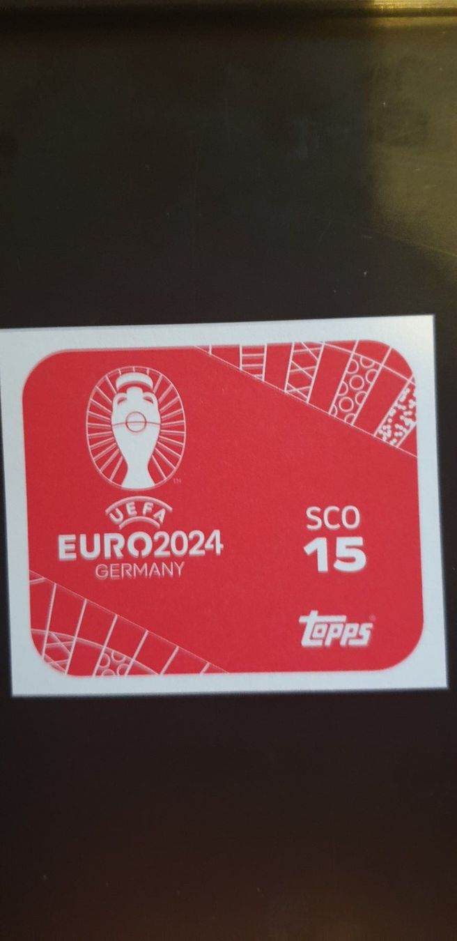 Topps Sammelbilder & Trading cards: Euro 2024 Sticker Topps SCO 15 – Neu (gemäss Beschreibung) aus Malters von burzi 1