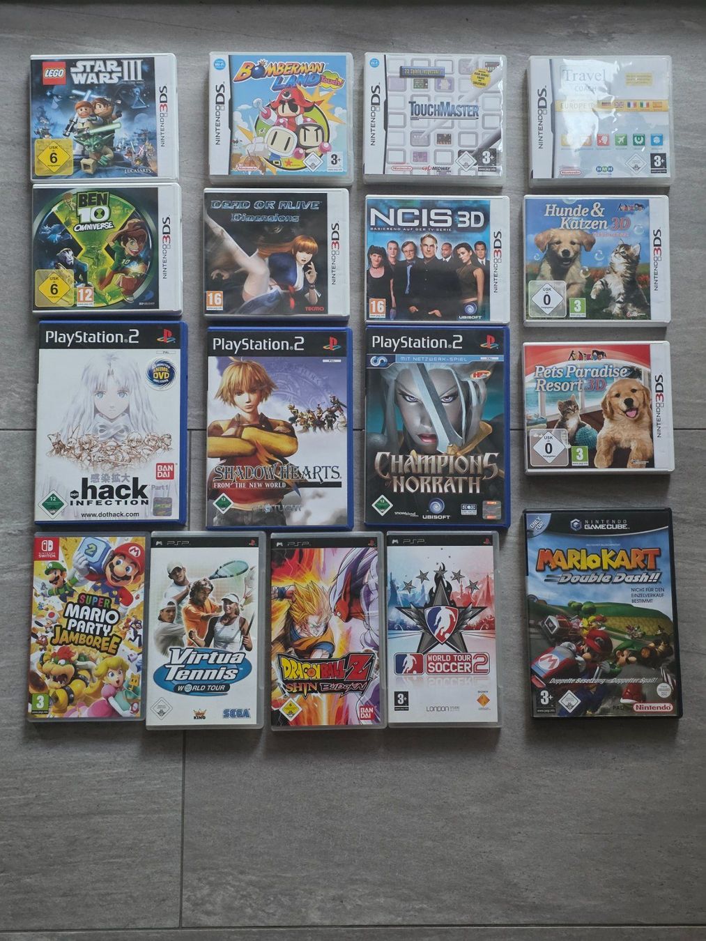 Spiele: Gamecube PS2 PSP Nintendo DS &3DS Case – Gebraucht aus Münchenbuchsee von RipiRip