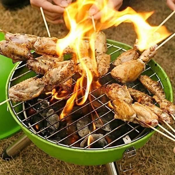 Griglie: Mini BBQ Grill Holzkohle Kugelgrill Rund – Nuovo e nell'imballaggio originale da Amriswil venduto da JaJa-Express 1