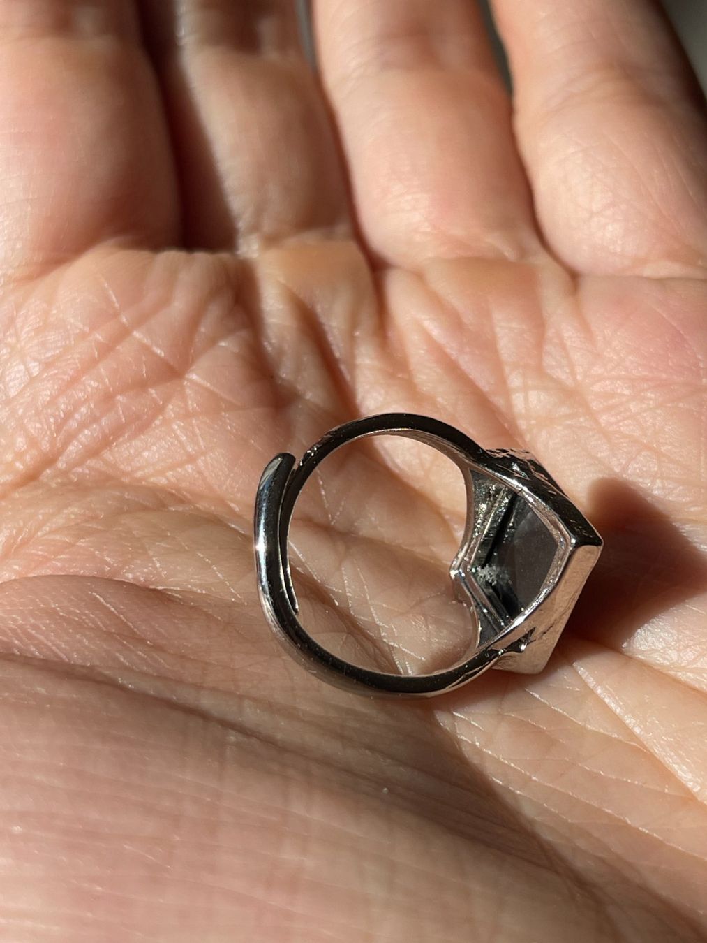Pietre preziose: Terahertz Edelsteinring Naturstein – Nuovo e nell'imballaggio originale da Schiers venduto da sisikristall 3