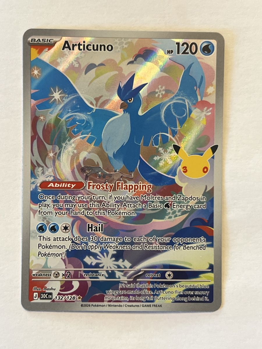 Pokémon Carte collezionabili: Pokemon Karte Articuno Fullart 30th Celebration – Usato da Almens venduto da dra_mql5