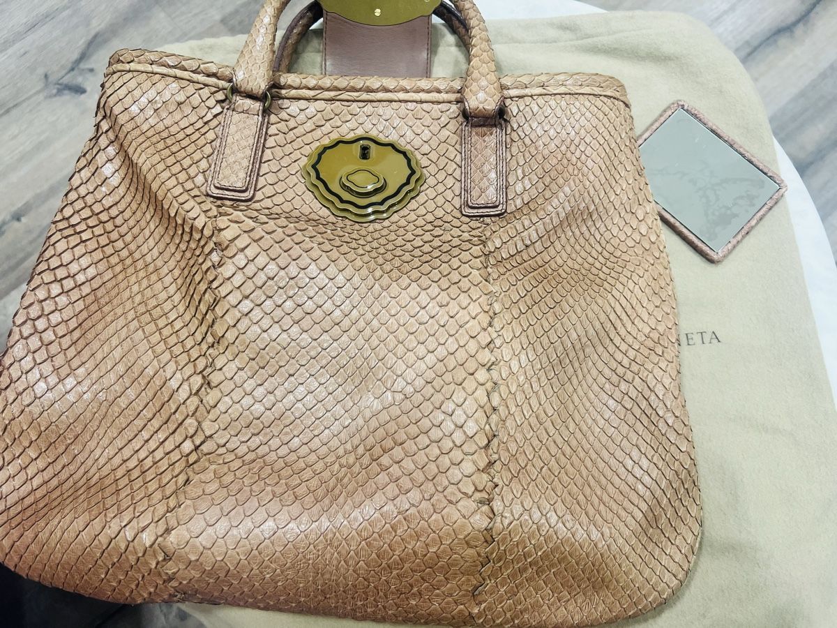 Bottega Veneta Borse da donna: Tasche Bottega Veneta, python – Usato da Zumikon venduto da DamenFashionShop 1