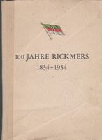 Bateau Schiff - 100 Jahre Rickmers 1834-1934