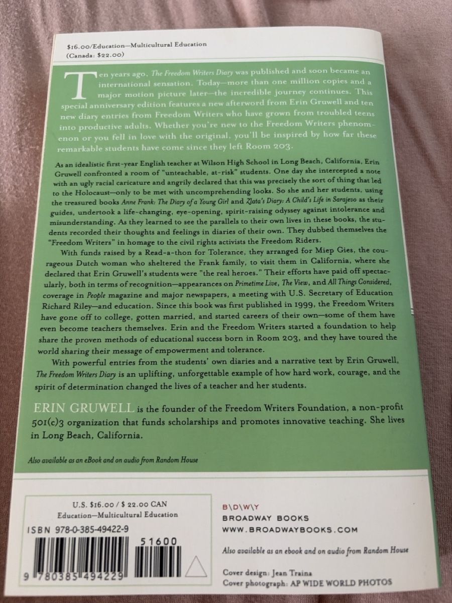 Libri: The Freedom Writers Diary 10th Anniversary Edition – Nuovo (secondo la descrizione) da Dietlikon venduto da flo_dm5l 1