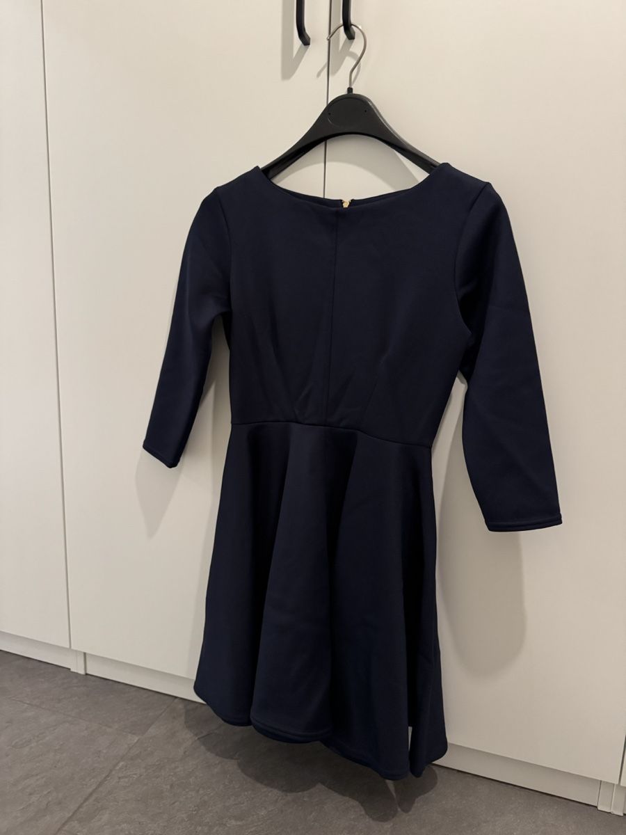 Vestiti: Dunkelblaues Kleid mit 3/4 Ärmeln – Usato da Regensdorf venduto da angie2810