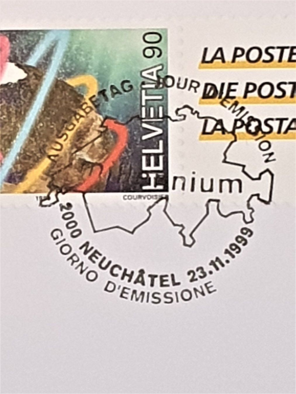 Tutti i francobolli: (7) Sondermarke Millenium 1999/2000 - ET – Usato da Schwarzhäusern venduto da Inot3 1