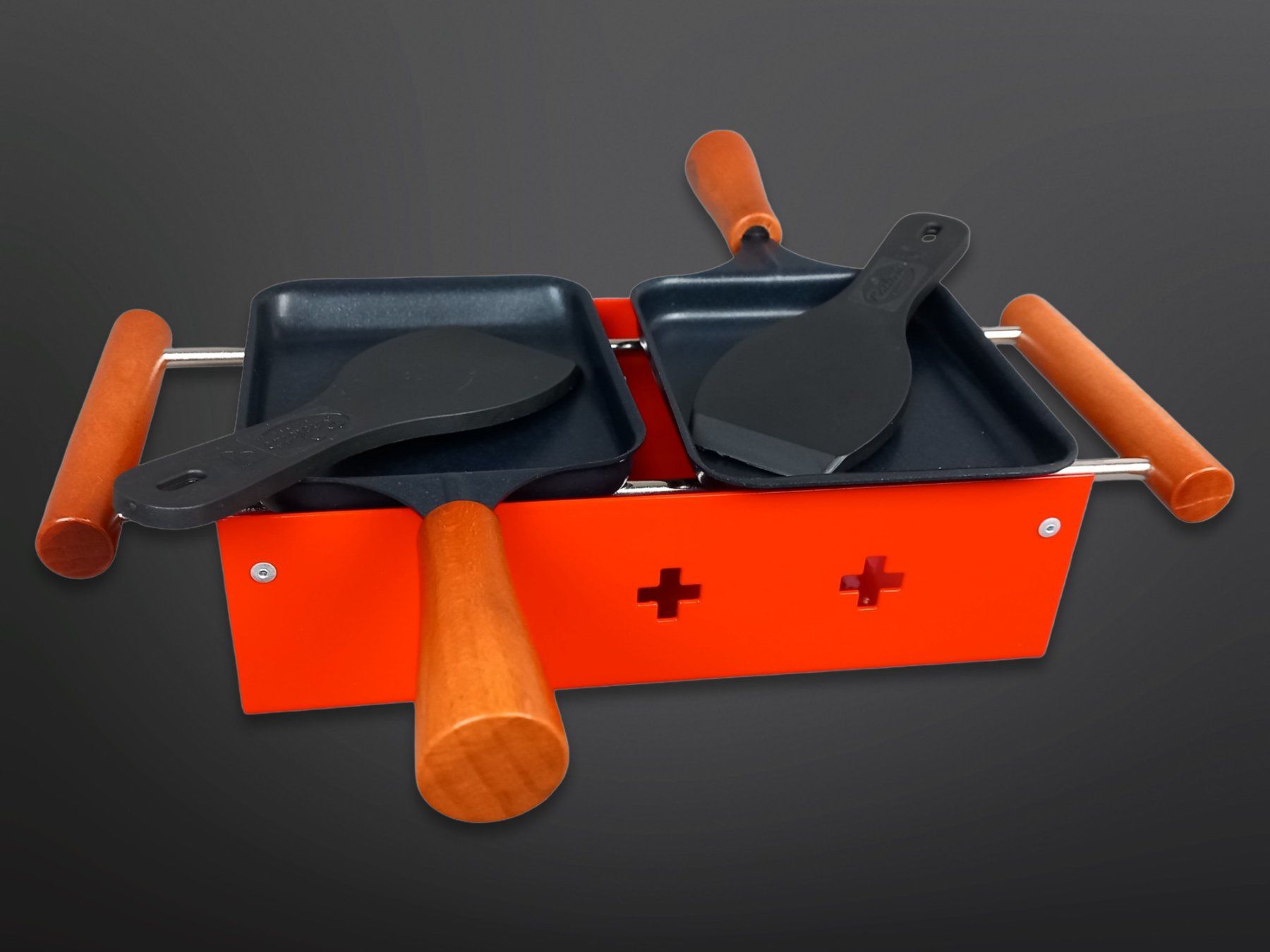 Elettrodomestici da cucina: TWINY CHEESE Raclette-Ofen rot – Usato da Suhr venduto da Restwert_Suhr 2