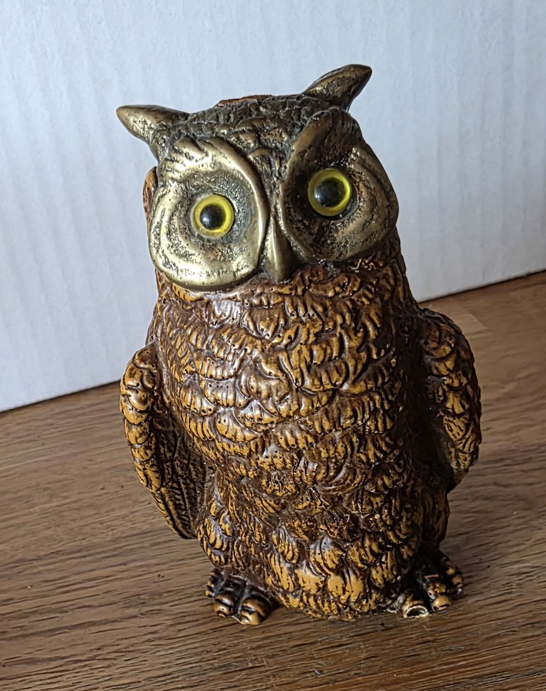 Figuren: Eule Kupfer Gesicht wunder schöne Figur  – Neu (gemäss Beschreibung) aus Rickenbach BL von nicole611