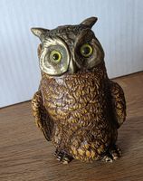 Eule Kupfer Gesicht wunder schöne Figur 