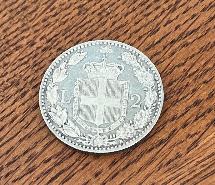 Alle Münzen: 2 Lira 1897 & 20 Centisimi 1895 – Gebraucht aus Emmenbrücke von DanielStulz62 2