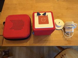 Toniebox mit Tasche für Figuren und Ladegerät gebraucht