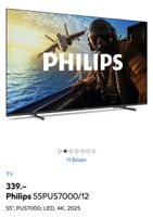 TV Philips 55“ LED 4K mit Garantie bis 27.1.28