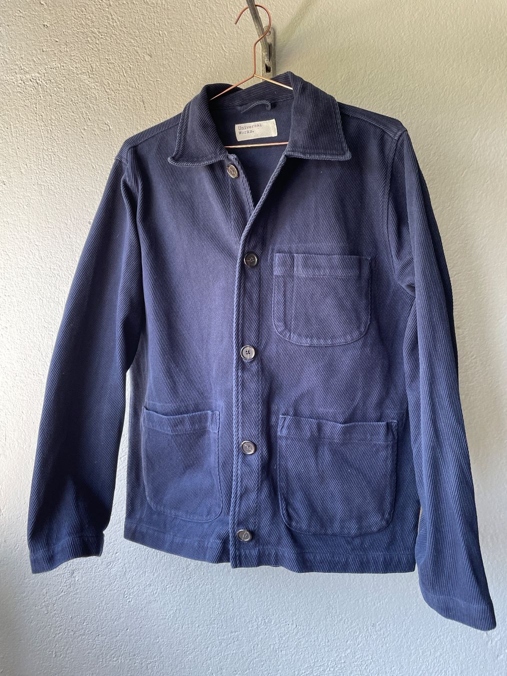Giacche: Worker Jacket blau Grösse M von Universal Works – Usato da Zürich venduto da Nhpp