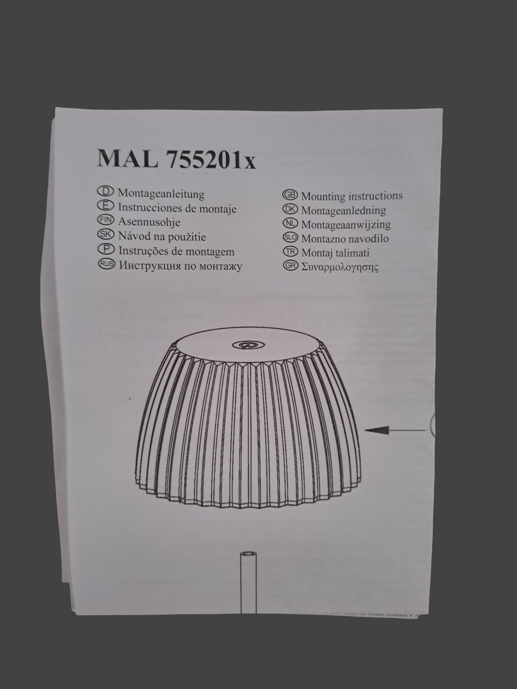 Lampade: BRILO LED-Tischlampe Typ 7552011 – Nuovo (secondo la descrizione) da Männedorf venduto da Restwert_Maennedorf 4