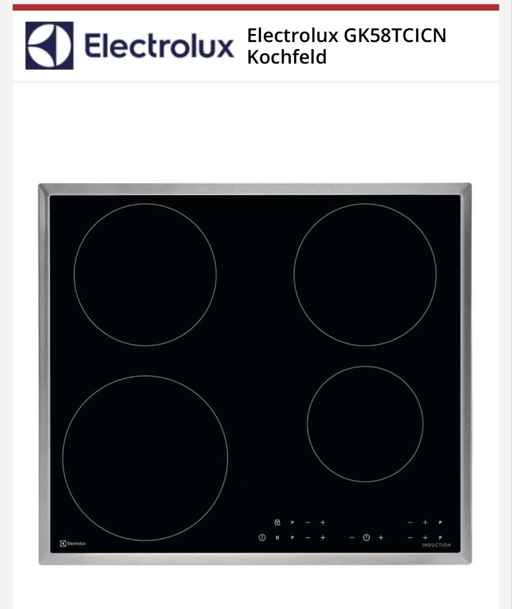 Cucine: Electrolux GK58TCICN Induktion-Kochfeld - – Usato da goldach venduto da Mickymaus83