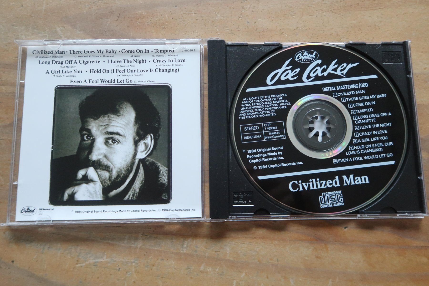 CD: JOE COCKER - CIVILIZED MAN - CD – Usato da Basel venduto da Patiscat 3