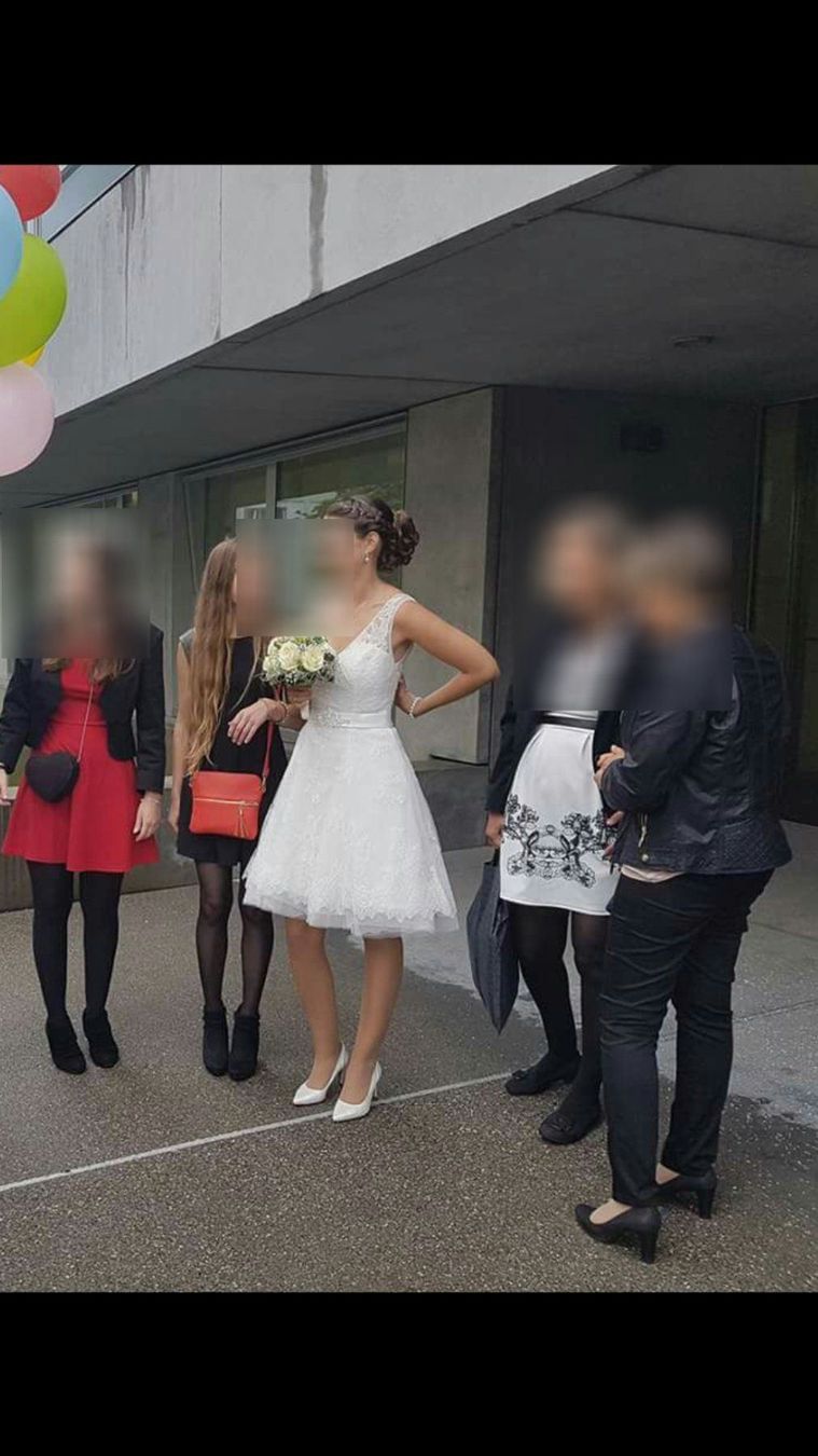 Vestiti: Hochzeitskleid gr. 38 – Usato da Inwil venduto da Flower2325 4