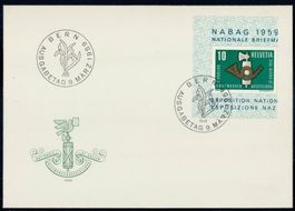 NABAG Blockausschnitte W36-W37 FDC, 160.-