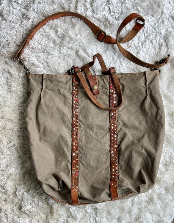 Campomaggi Shopper, Canvas Leder (Gebraucht) in Zürich für CHF
