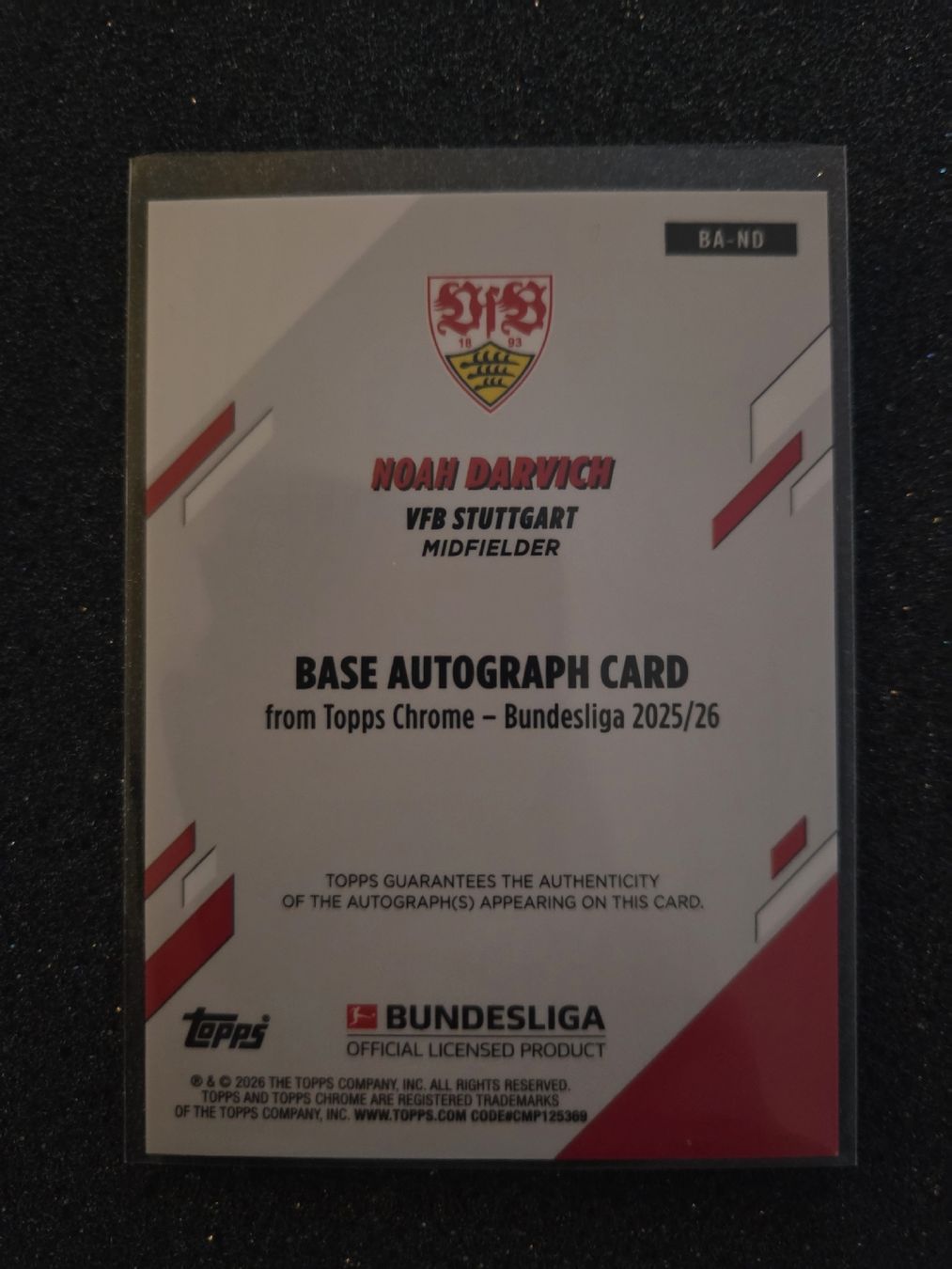 Topps Carte collezionabili: Noah Darvich Topps Chrome Autogramm Karte VFB Stuttgart /50 – Nuovo (secondo la descrizione) da Thalwil venduto da Frenc83 1
