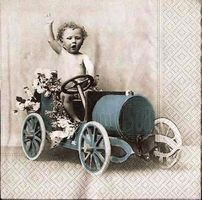 2 Serviette Vintage  Champion