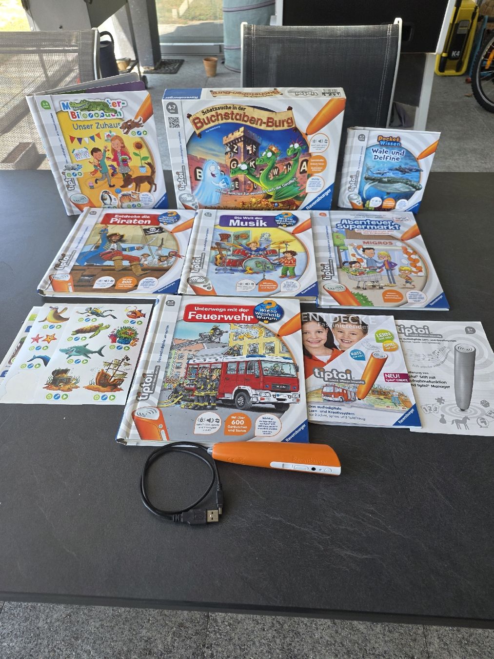 Audiolibri: TipToi mit Originalverpackung, einigen Hörbücher und Sticker – Usato da Kloten venduto da MichelleS 1