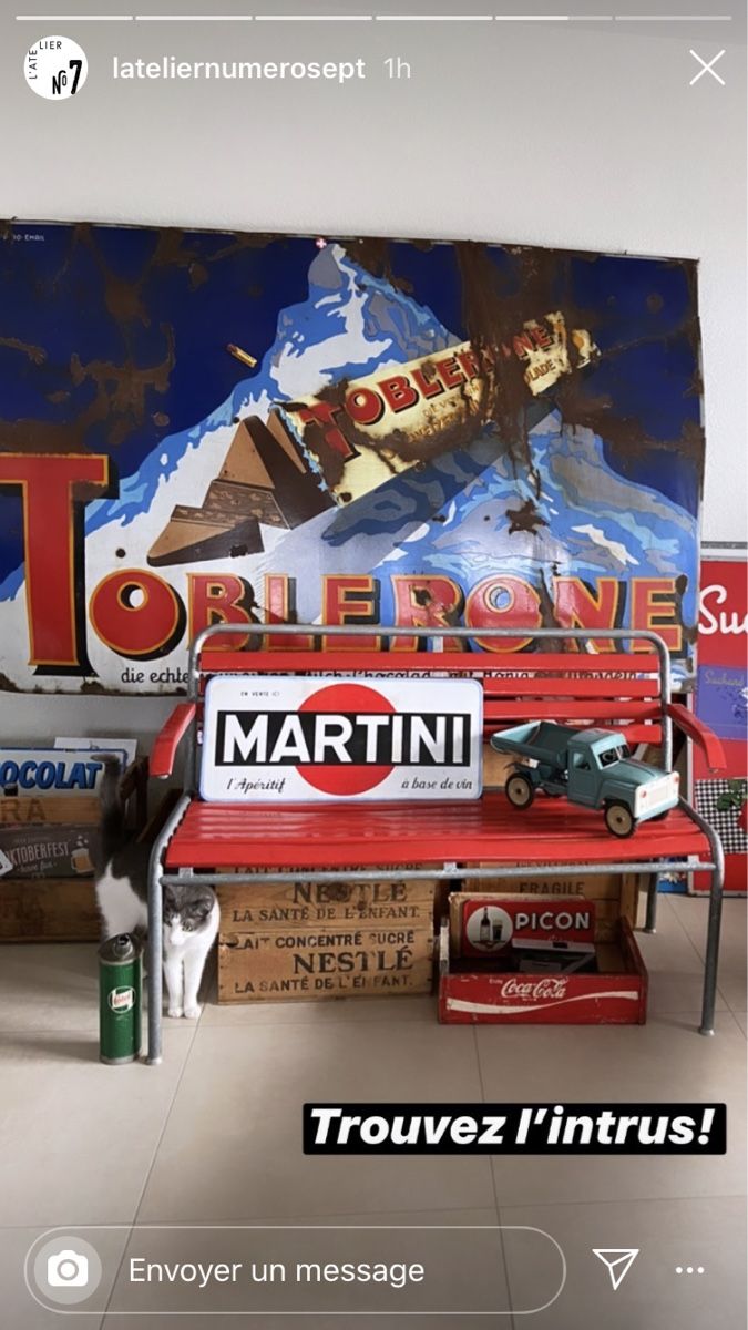 Toblerone Insegne: Toblerone plaque émaillée – Usato da Thierrens venduto da Bigla 2