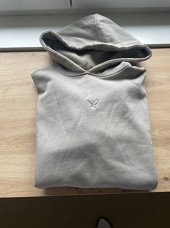 Distorted People Pullover M grau