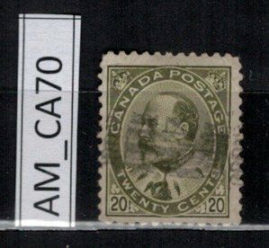 Tutti i francobolli: Canada 1904, 20 c, Edward VII, gebraucht, AM_CA70 – Usato da Erlenbach ZH venduto da panstamps