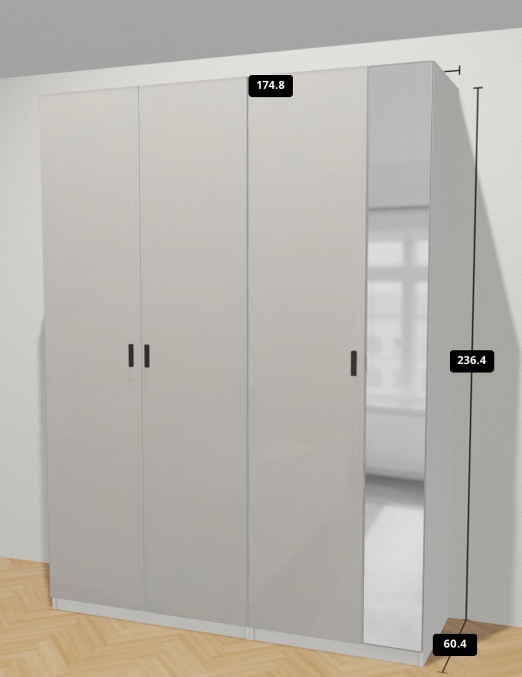 Ikea Armadi: Pax 175x236x60 – Usato da Gentilino venduto da grz_767t 2