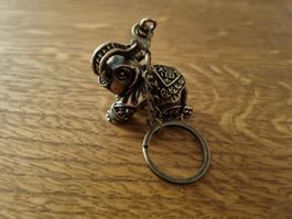 Glücksbringer - Elefant an Schlüsselanhänger
