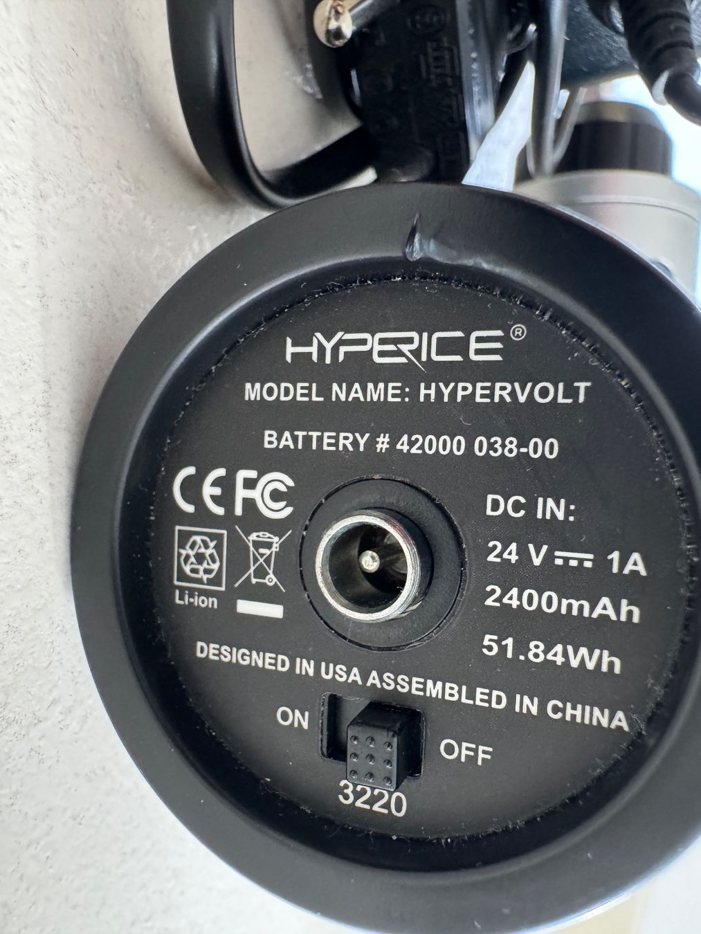 Hyperice Dispositivi per massaggi: Massagepistole Hyperice Hypervolt defekt – Difettoso da Horgen venduto da rebe9 1