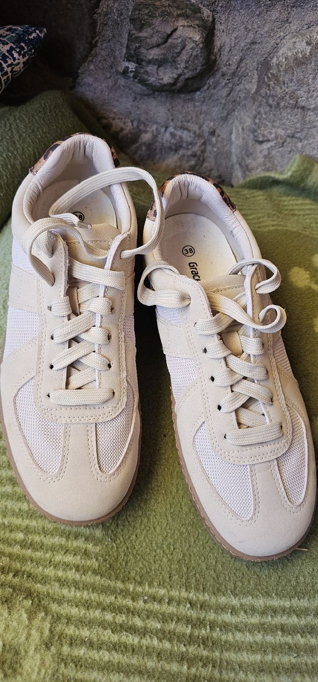 Graceland Scarpe da donna: Graceland Damen Sneaker, Beige/Leopard Gr. 38 – Usato da Ferden venduto da jemyce
