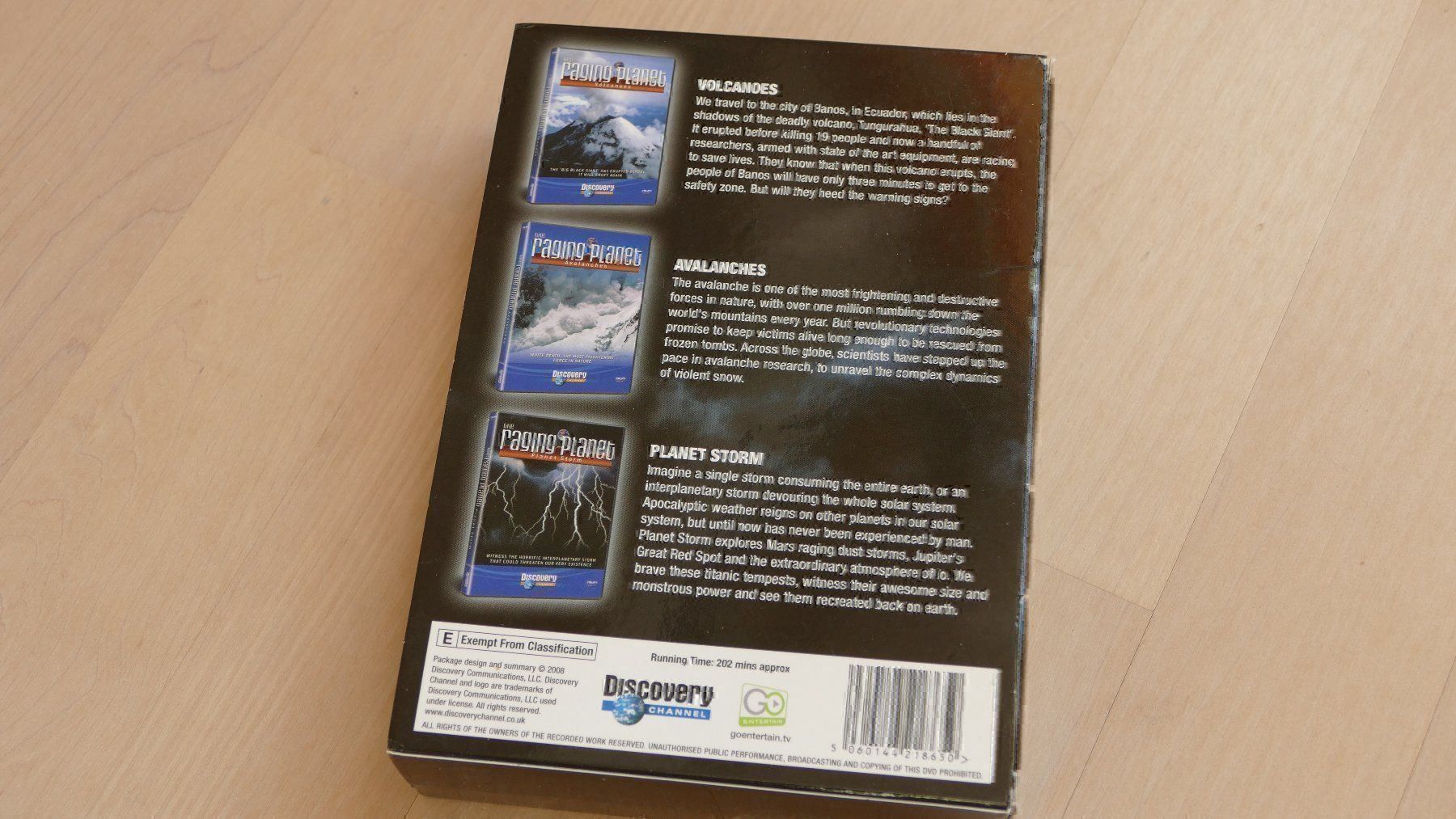 Tutti i DVDs: DVD SET RAGING PLANET - 3 DVDs – Usato da ESCHENBACH SG venduto da MAKULU04 1