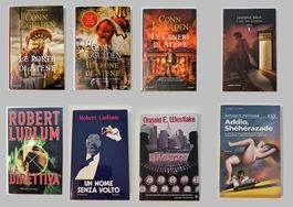 8 Libri in Italiano (Iggulden, Ludlum, Westlake, Block)