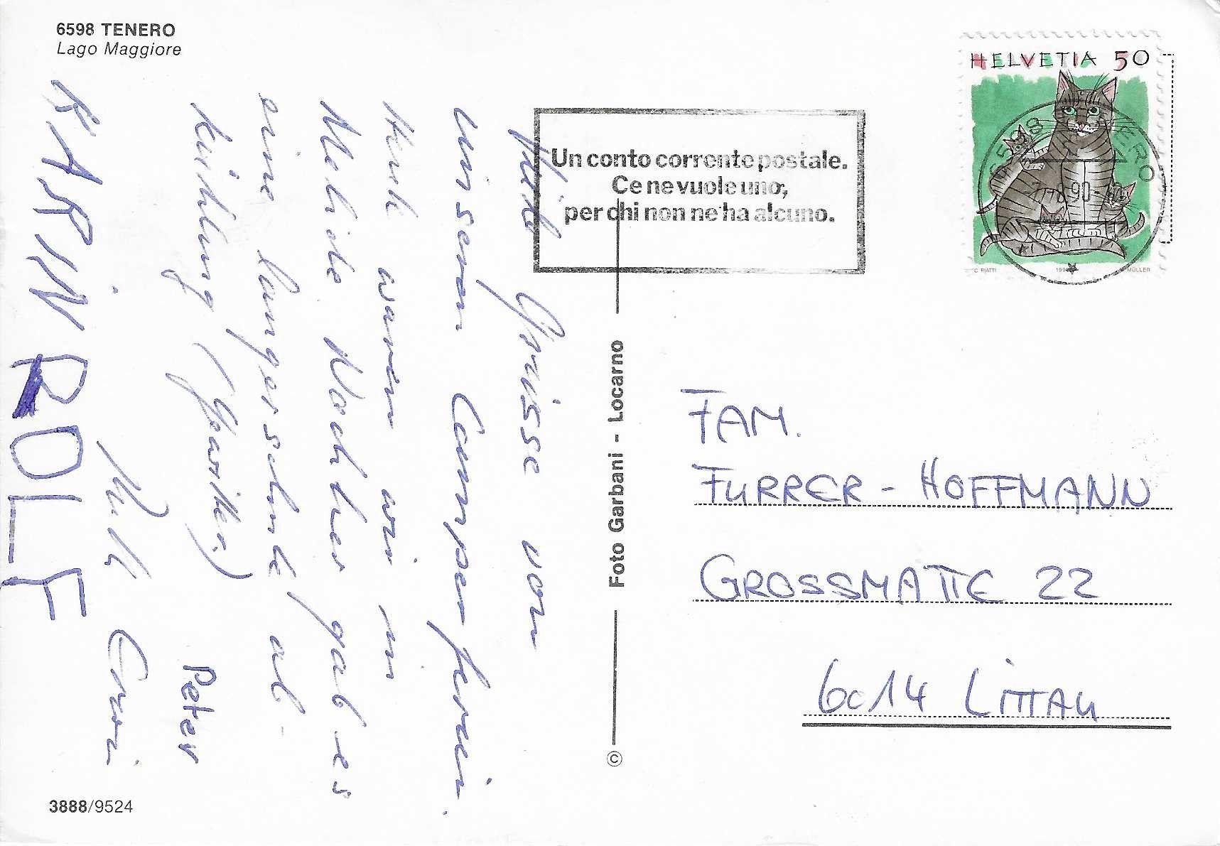 Cartoline postali: Tenero Lago Maggiore TI – Nuovo (secondo la descrizione) da Rothrist venduto da Stranglehold 1