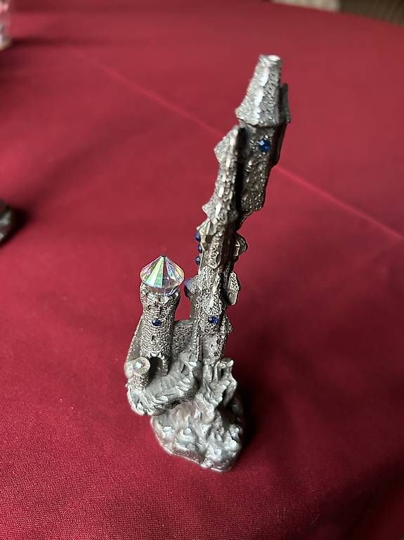 Statuette: Figuren Zauberer und Schloss – Usato da Basel venduto da rit_l8k7 2