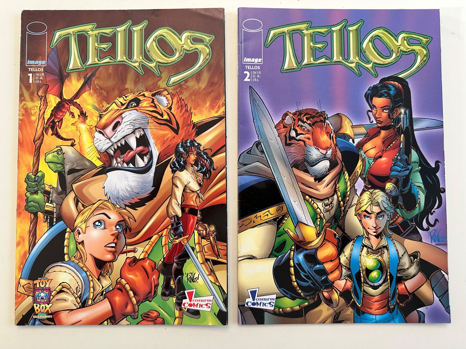 BD: 2er LOT TELLOS BAND 1 + 2 - GENERATION COMICS – D'occasion à Münsingen par Ganjam