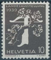 1939 - Landi - Armbrust - deutsch • dt - Abart - postfrisch
