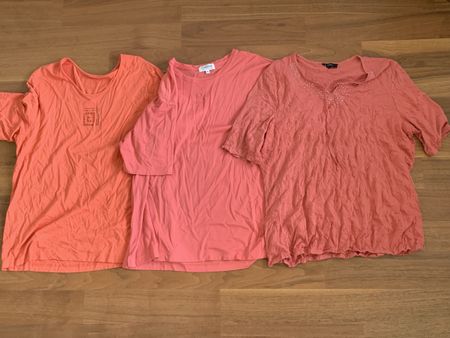 Oberteile T-Shirts Damen Rosa Pfirsich