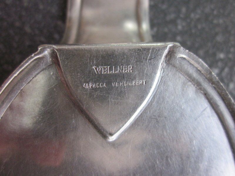 Bestecksets: Alter Tortenheber, Wellner, Alpacca-versilbert – Gebraucht aus Bischofszell von raika 5