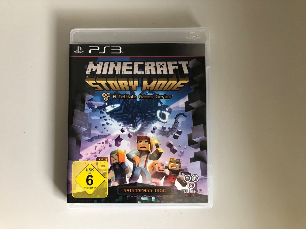 MINECRAFT Story Mode A Telltale Games Series (PS3) *MINT COMPLETE