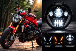 Phare avant LED Ducati Monster 821, 1200, 1200R - 2018-2021